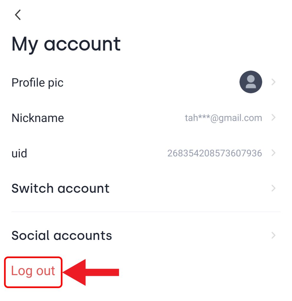 خروج از حساب کاربری در OKX Mobile/ثبت‌نام okx mobile